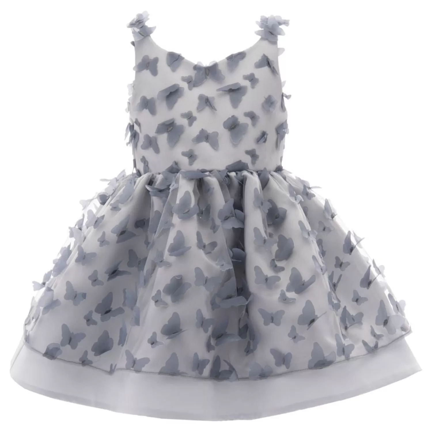 Dresses^Tulleen Mariposa Tulle Dress Gray