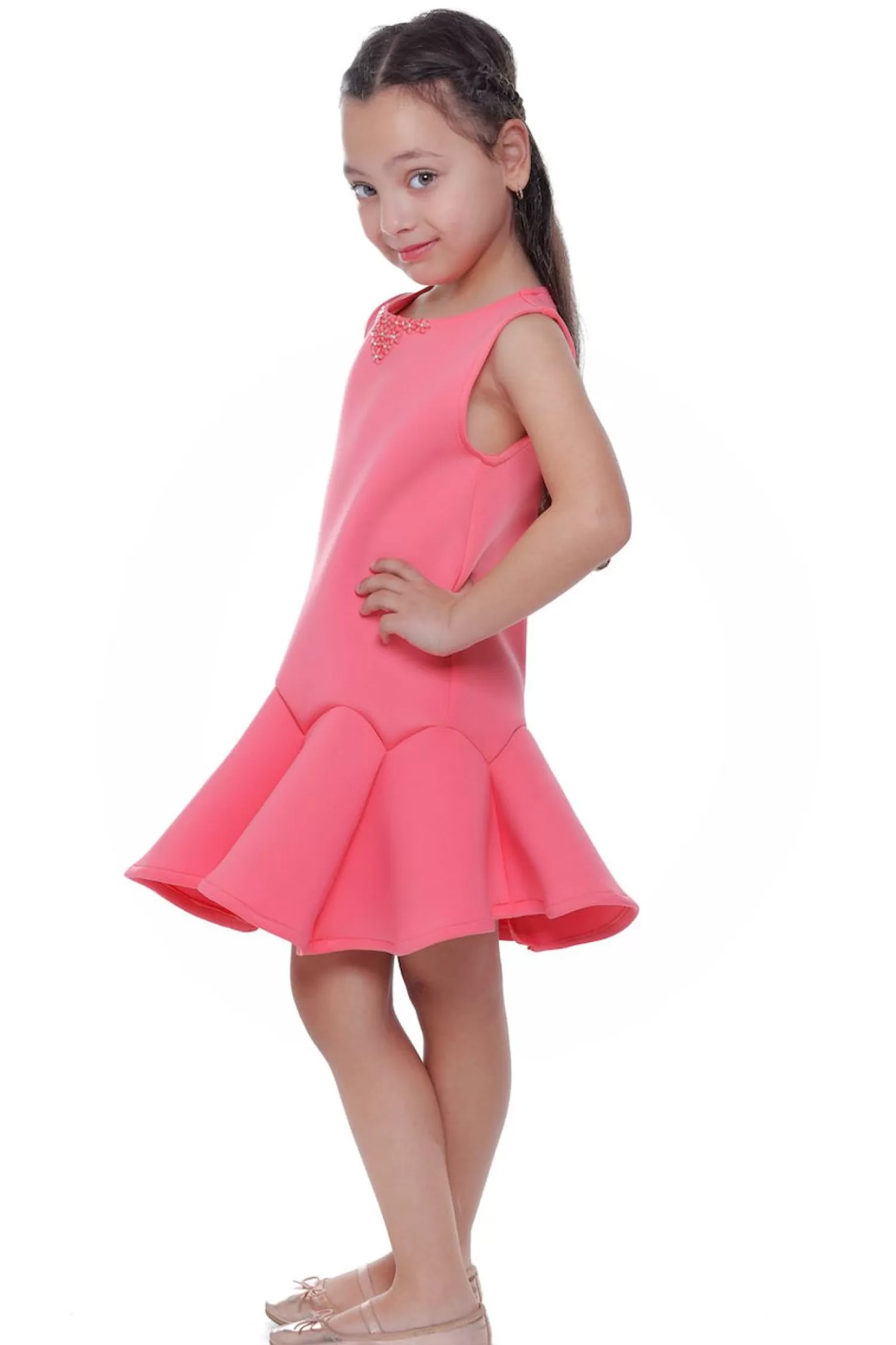 Baby^Mimi Tutu Millie Sleeveless Dress Pink