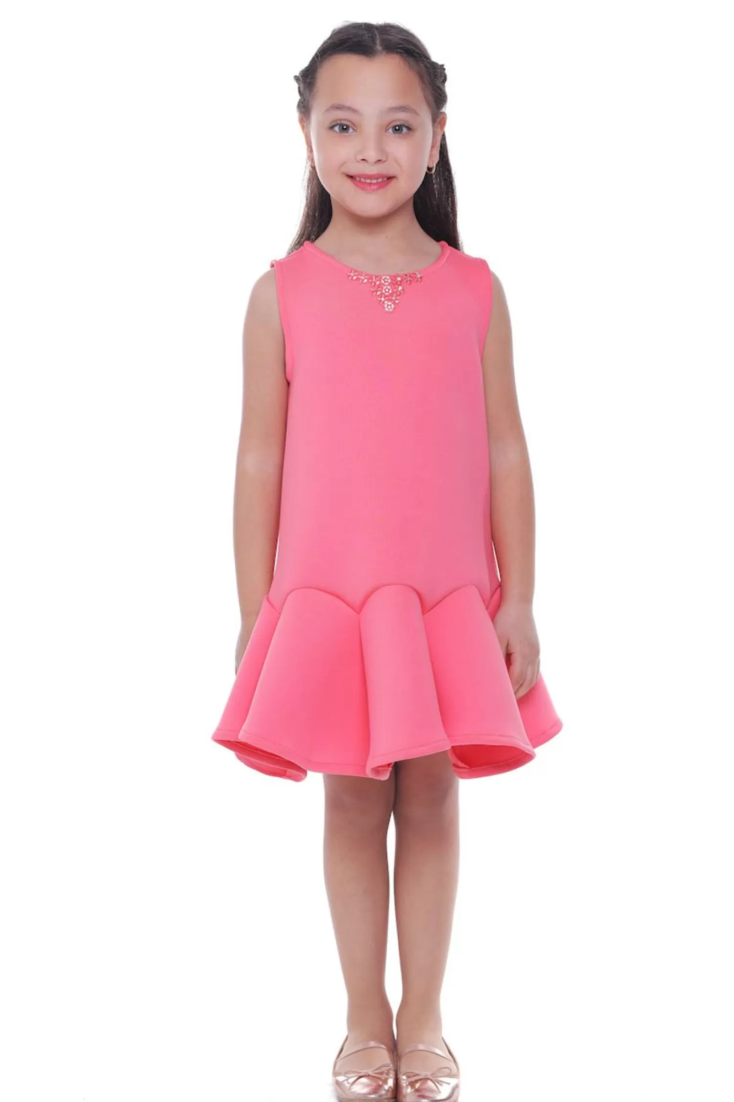 Baby^Mimi Tutu Millie Sleeveless Dress Pink