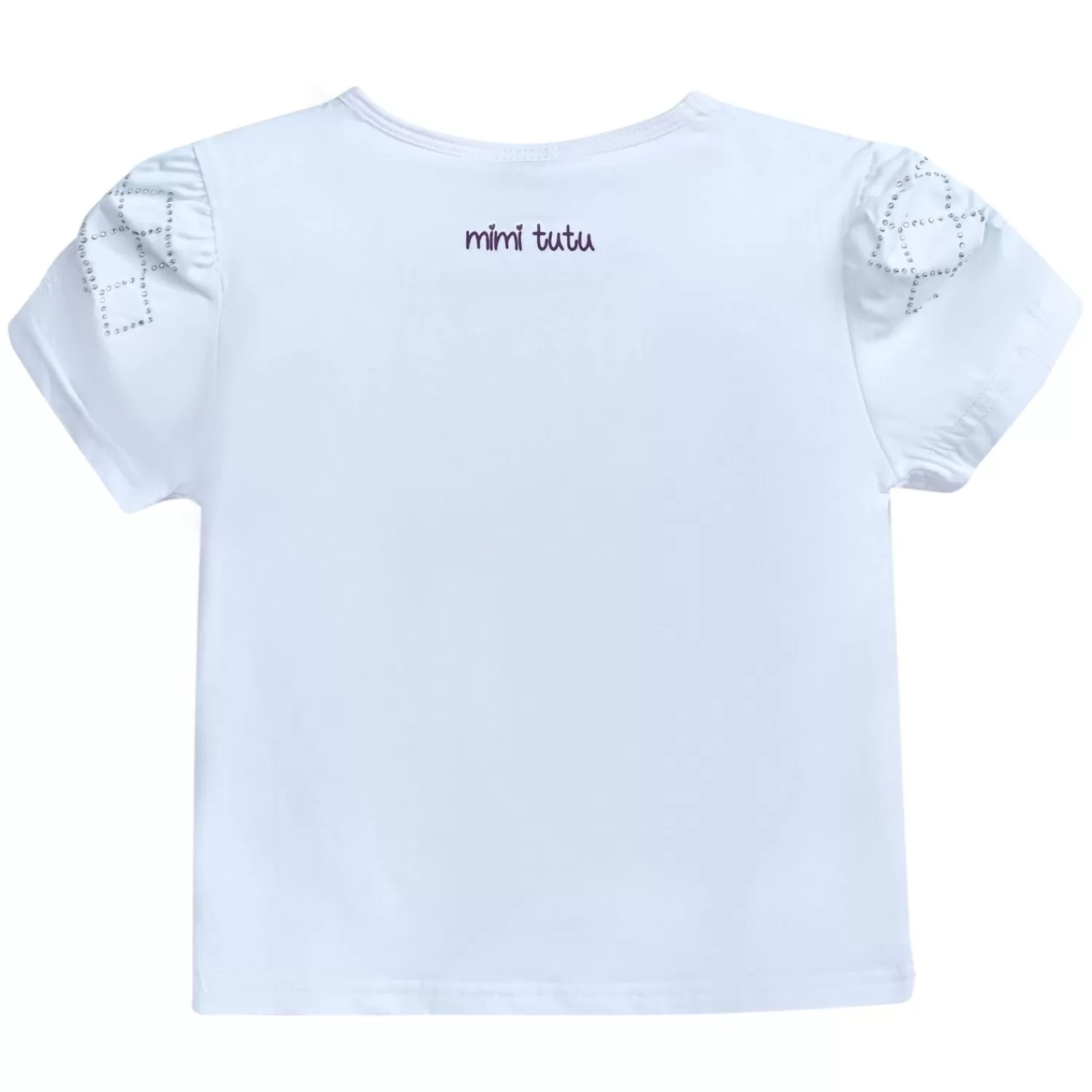 Baby^Mimi Tutu -Mt4201-Flowers-White-T-Shirt