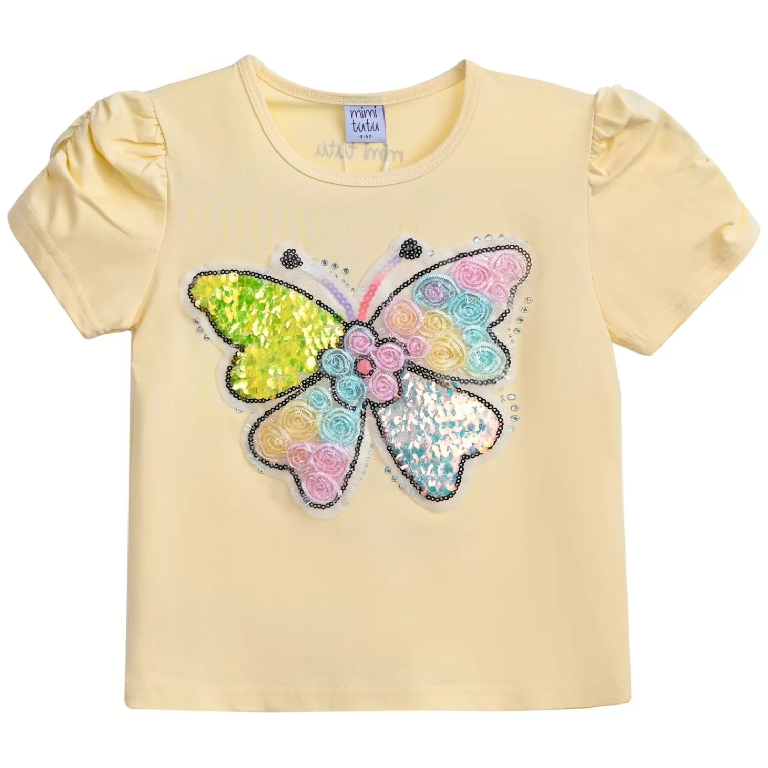 T-Shirts^Mimi Tutu -Mt4203-Butterfly Buttercream-T-Shirt