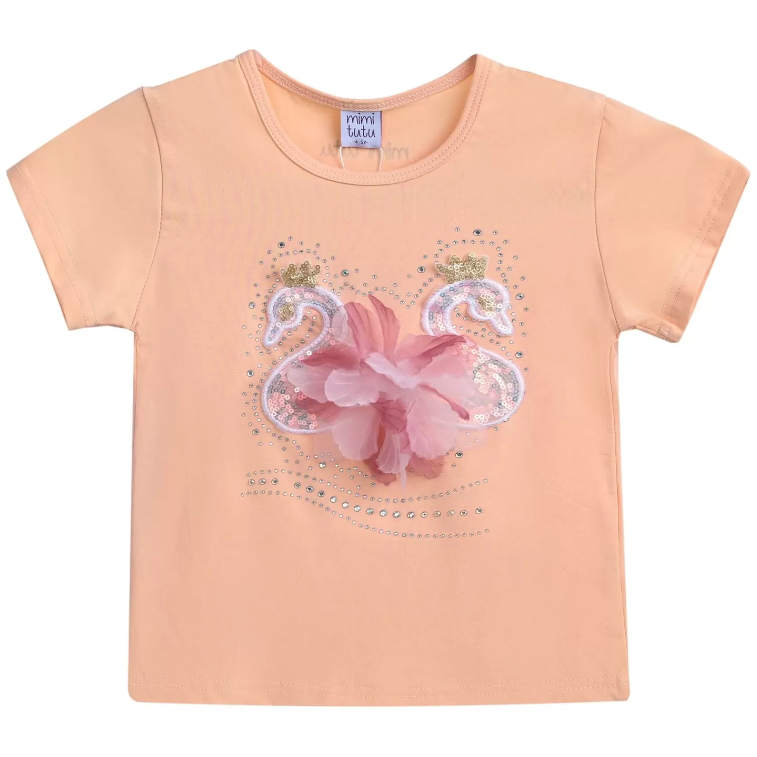 T-Shirts^Mimi Tutu -Mt4207-Goose-Pink-T-Shirt