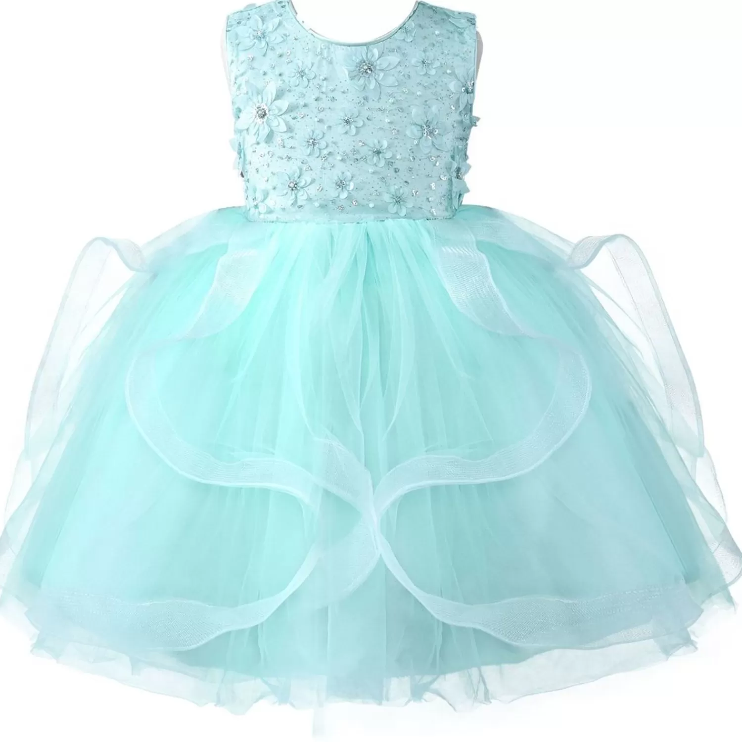 Dresses^Tulleen Mint Avila Sequin Twirl Tulle Dress Green