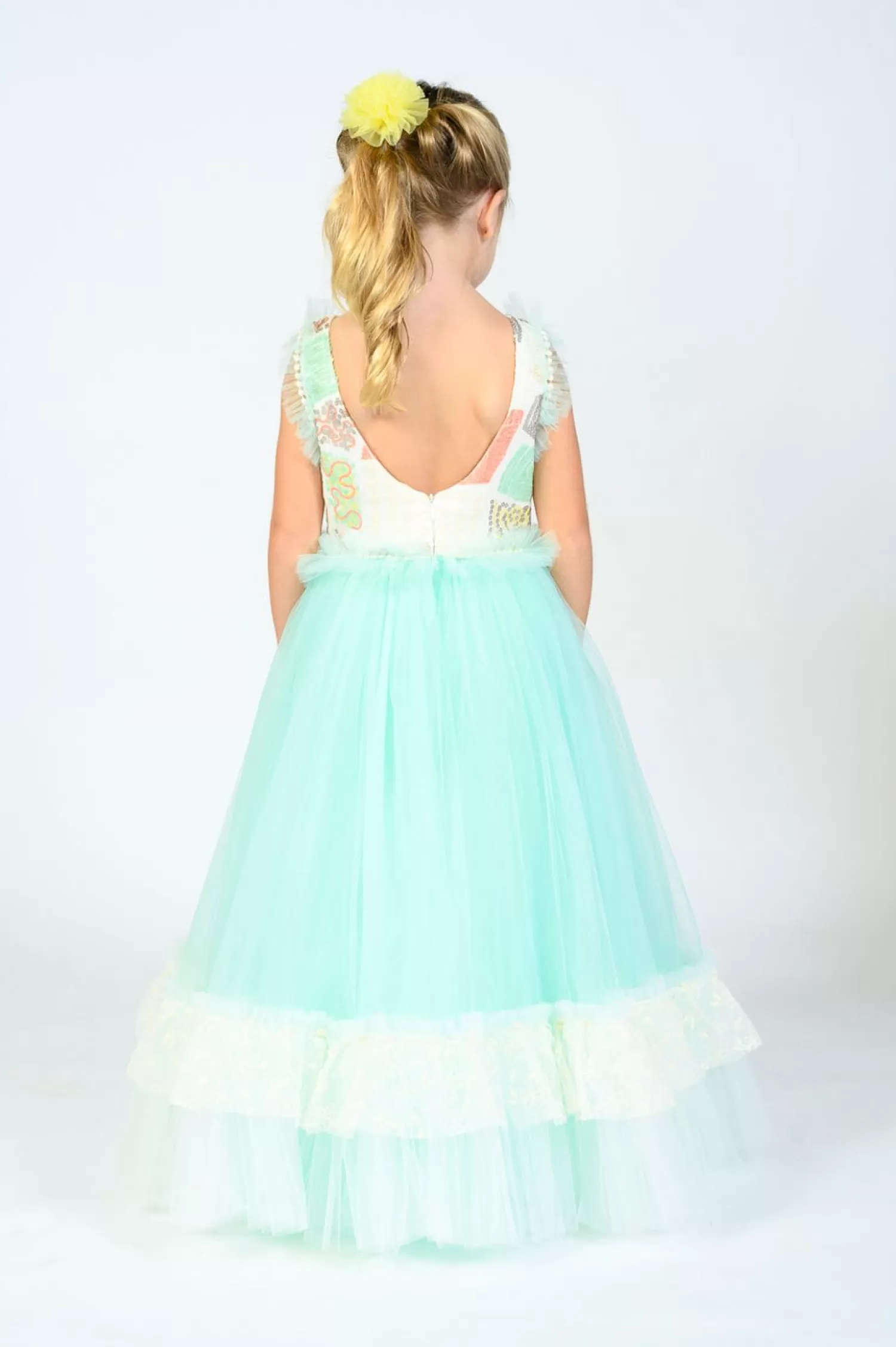 Dresses^Tulleen Mint Lynn Embroidered Dress Blue