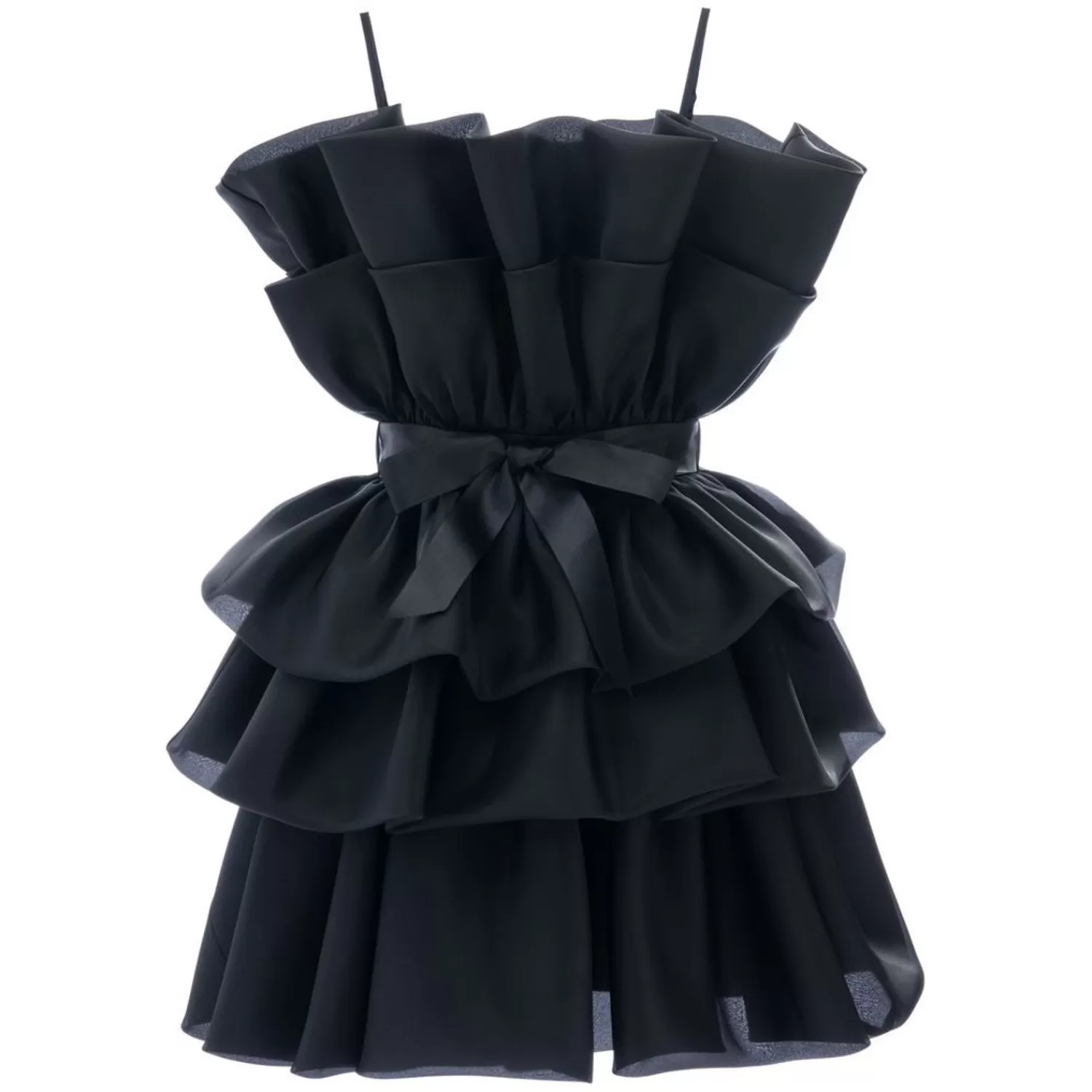 Dresses^Tulleen Noella Ruffle Bow Dress Black