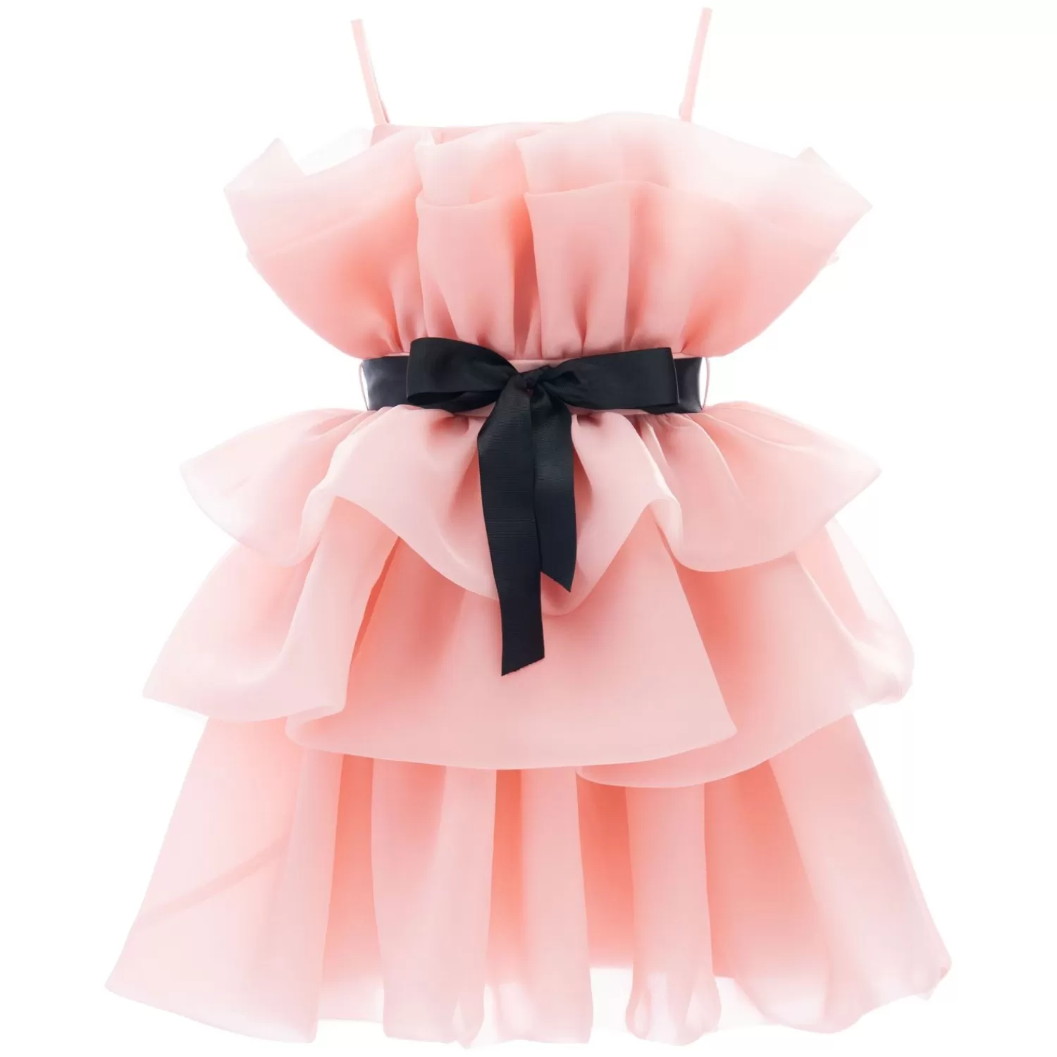 Dresses^Tulleen Noella Ruffle Bow Dress Pink