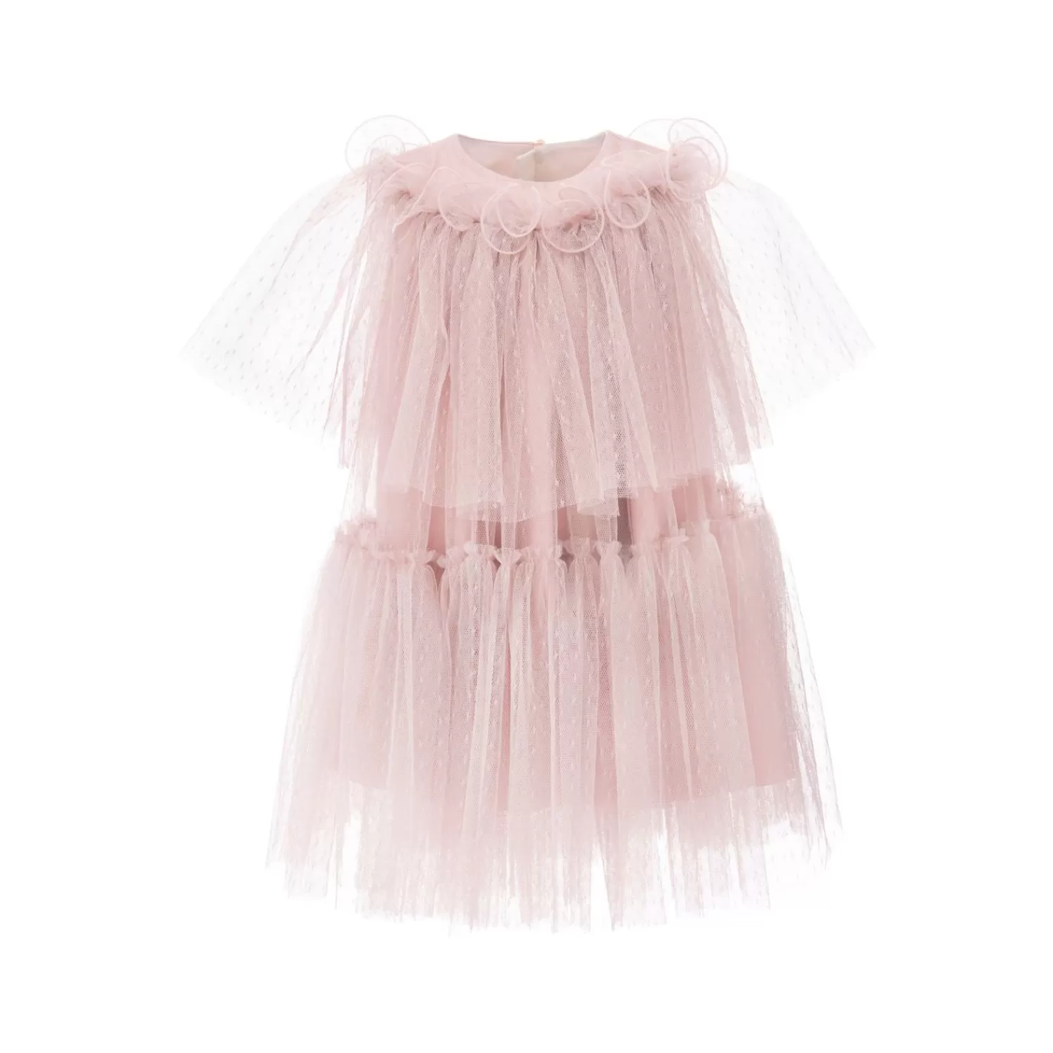 Dresses^Tulleen Orela Overlay Tulle Dress Pink