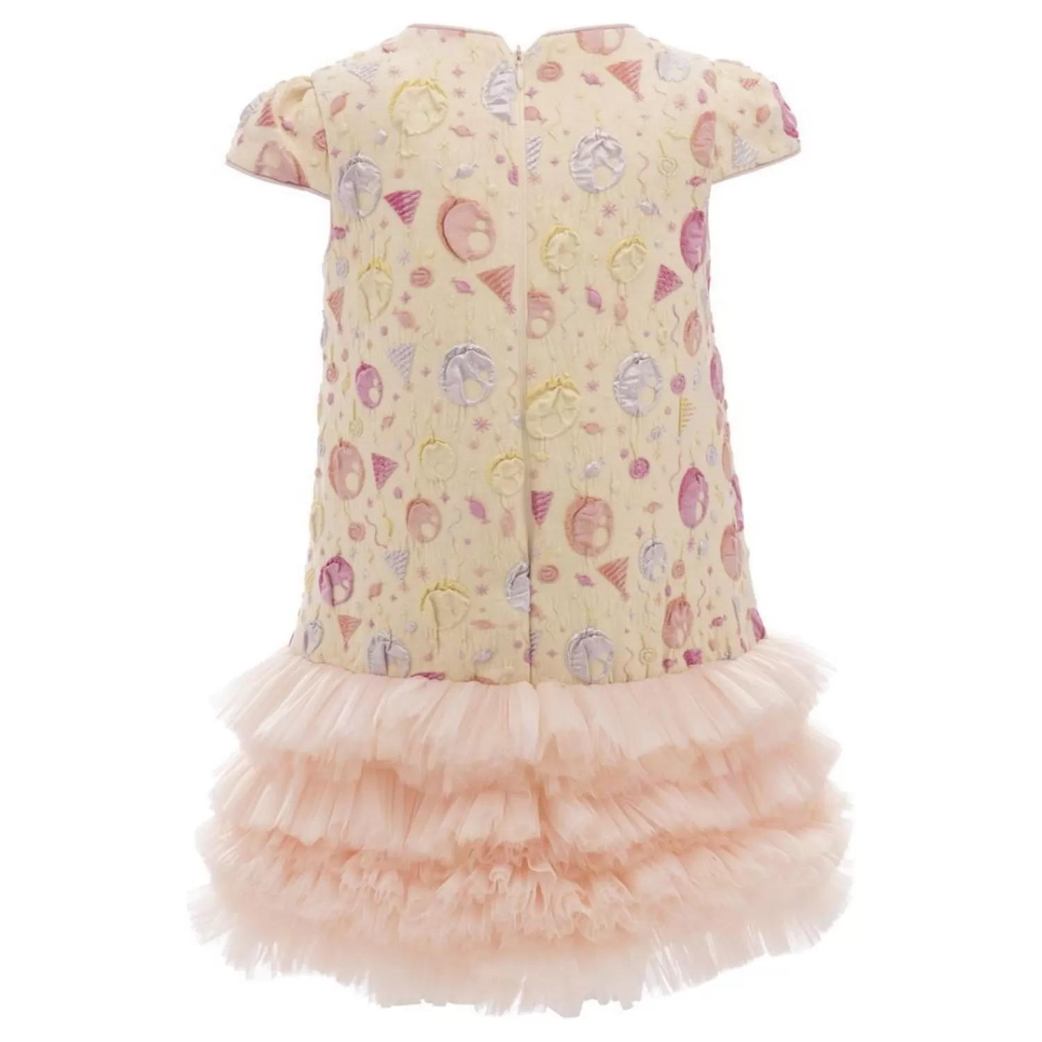 Mimi Tutu^Mimi Tutu Party Jacquard Dress Yellow