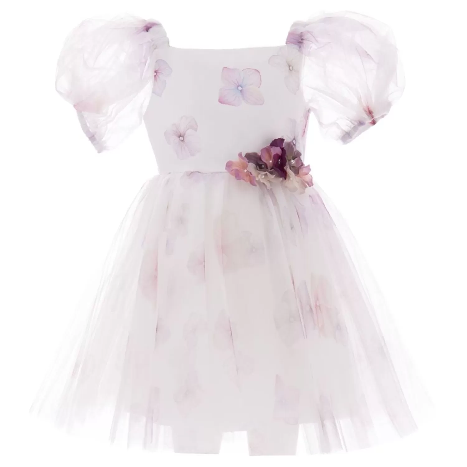 Dresses^Tulleen Plazoleta Floral Puff Dress White