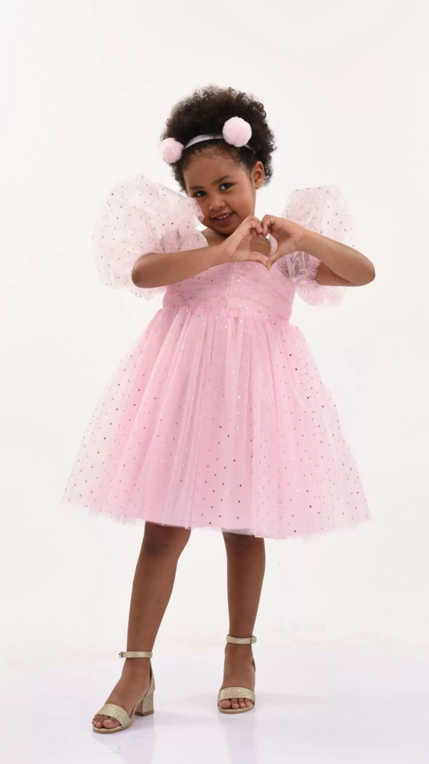 Mimi Tutu^Mimi Tutu Polka Dot Teacup Tulle Dress Pink