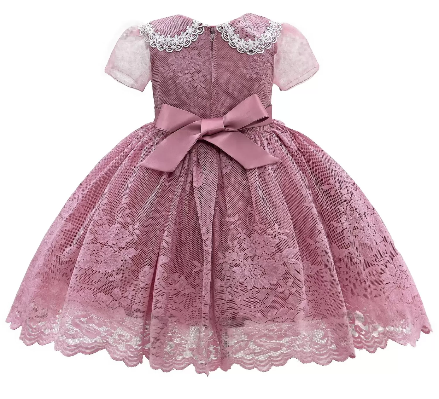 Dresses^Tulleen Rose Dolly Embroidered Dress Pink