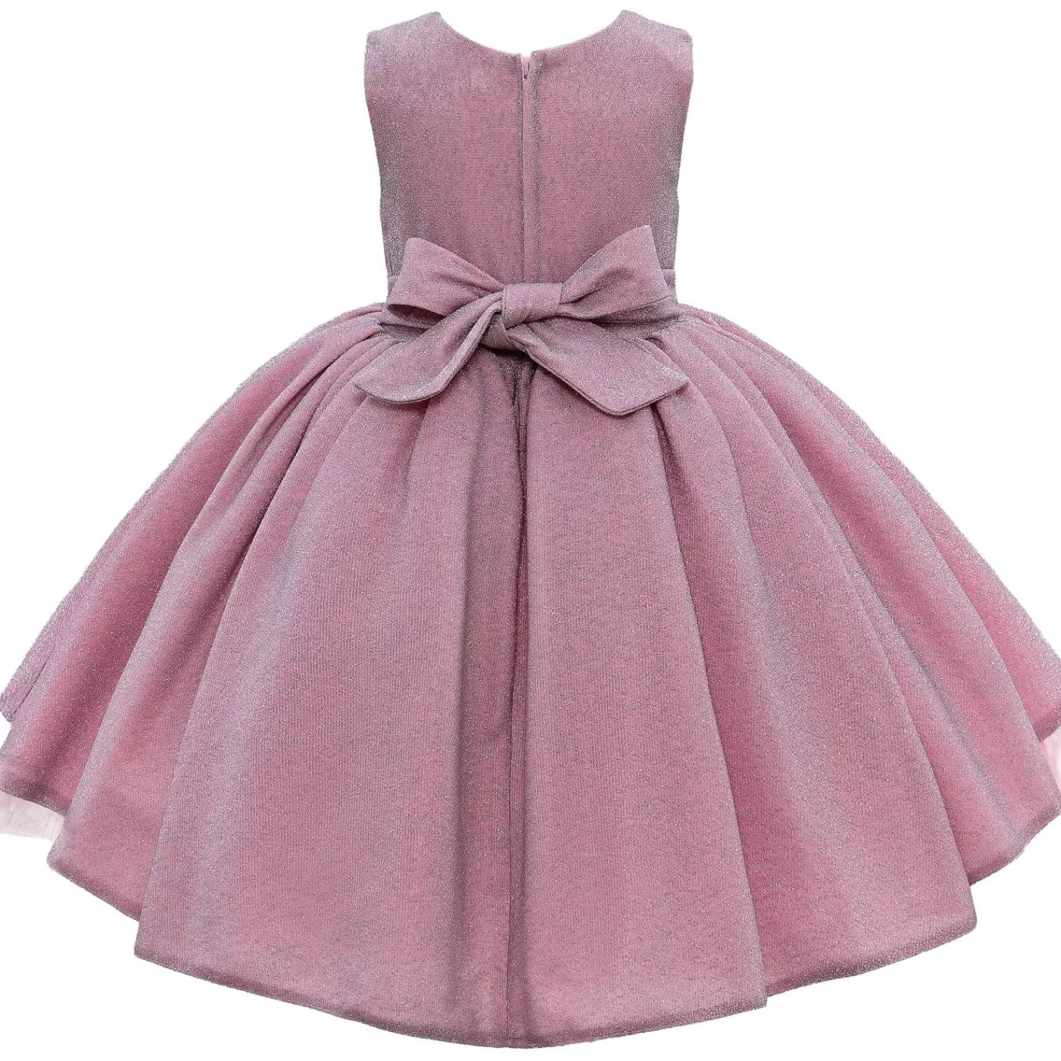 Dresses^Tulleen Sarita Glitter Double Bow Dress Pink