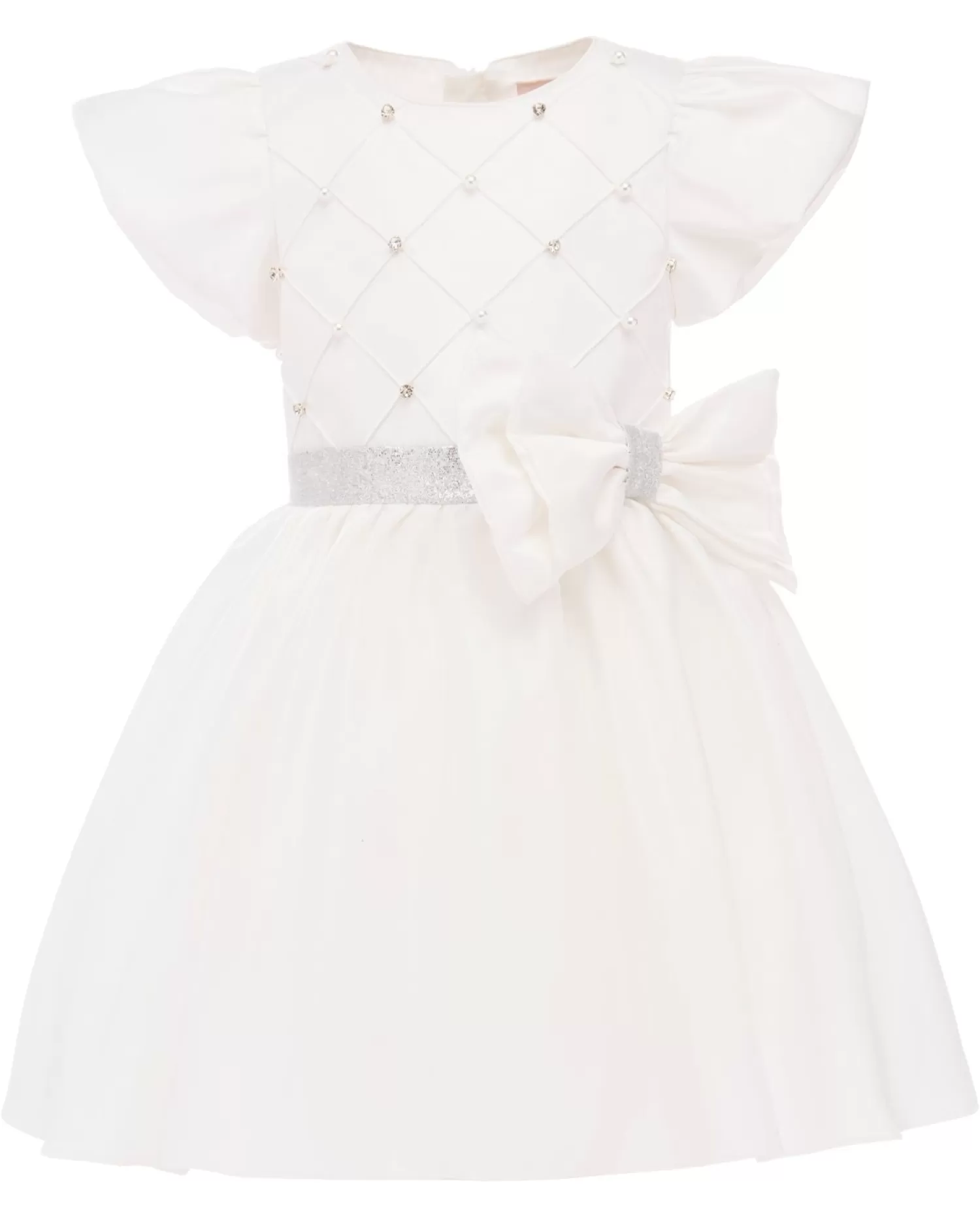 Dresses^Tulleen Sevilla Teacup Bow Dress White