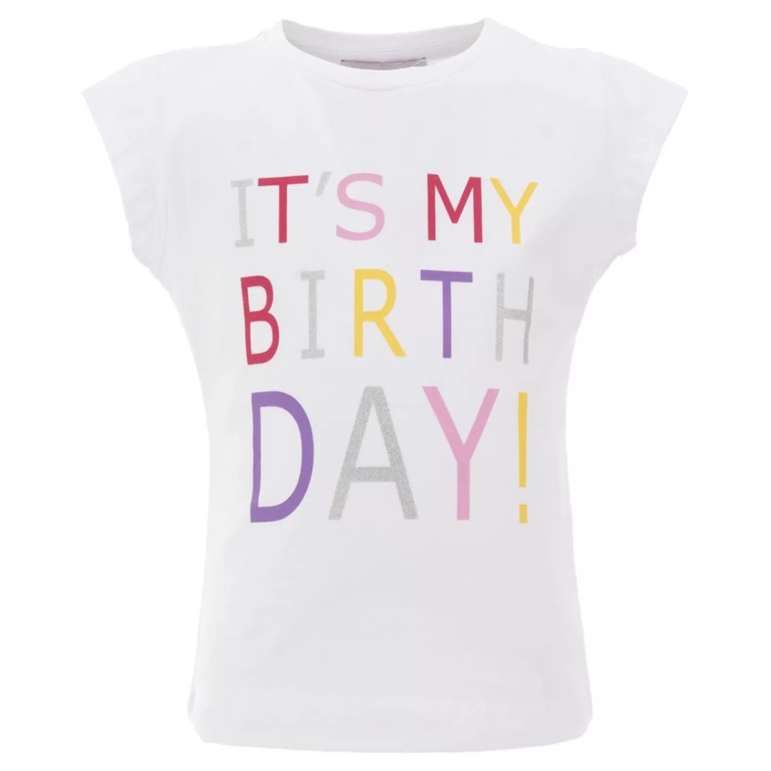 T-Shirts^Mimi Tutu Silver Birthday T-Shirt White