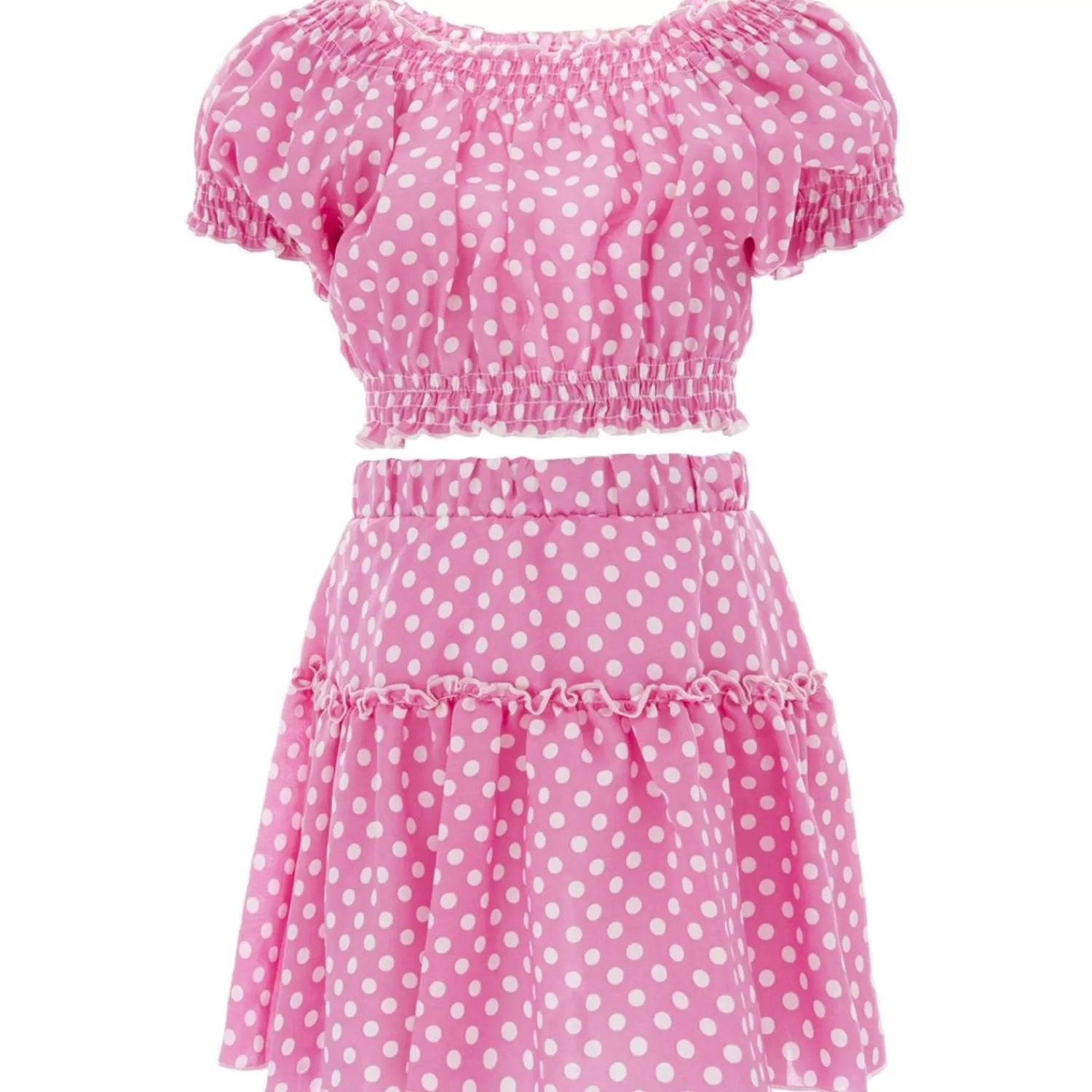 Mimi Tutu^Mimi Tutu St. Tropez Polka Dot Ruffle Outfit Pink