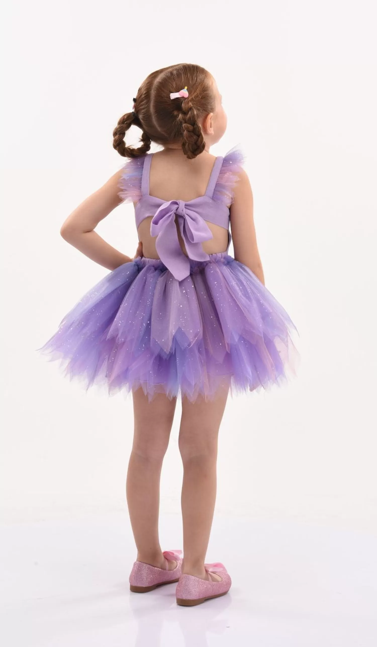 Mimi Tutu^Mimi Tutu Starry Bow Tulle Dress Purple