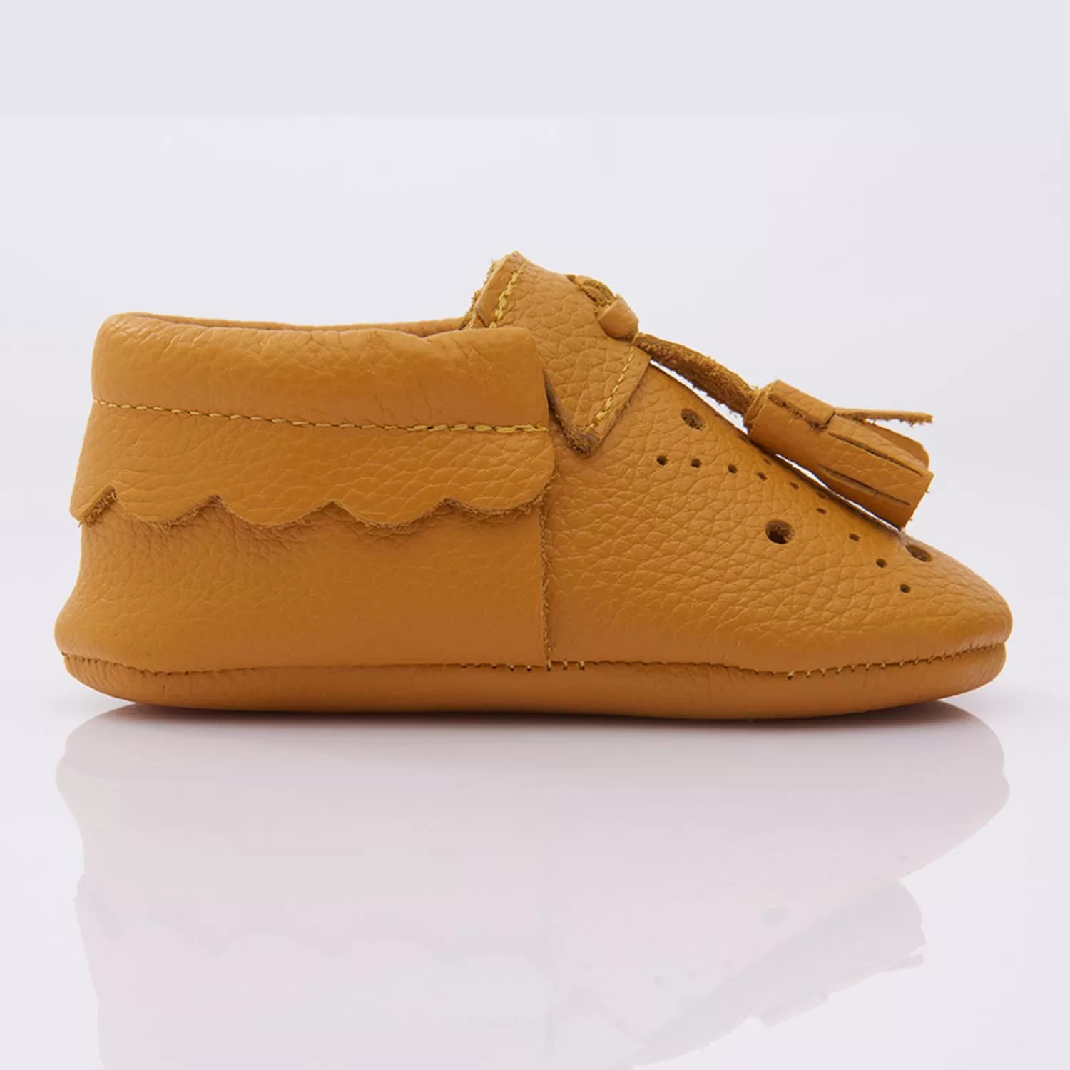 Shoes^BANBLU Tassel Booties Yellow