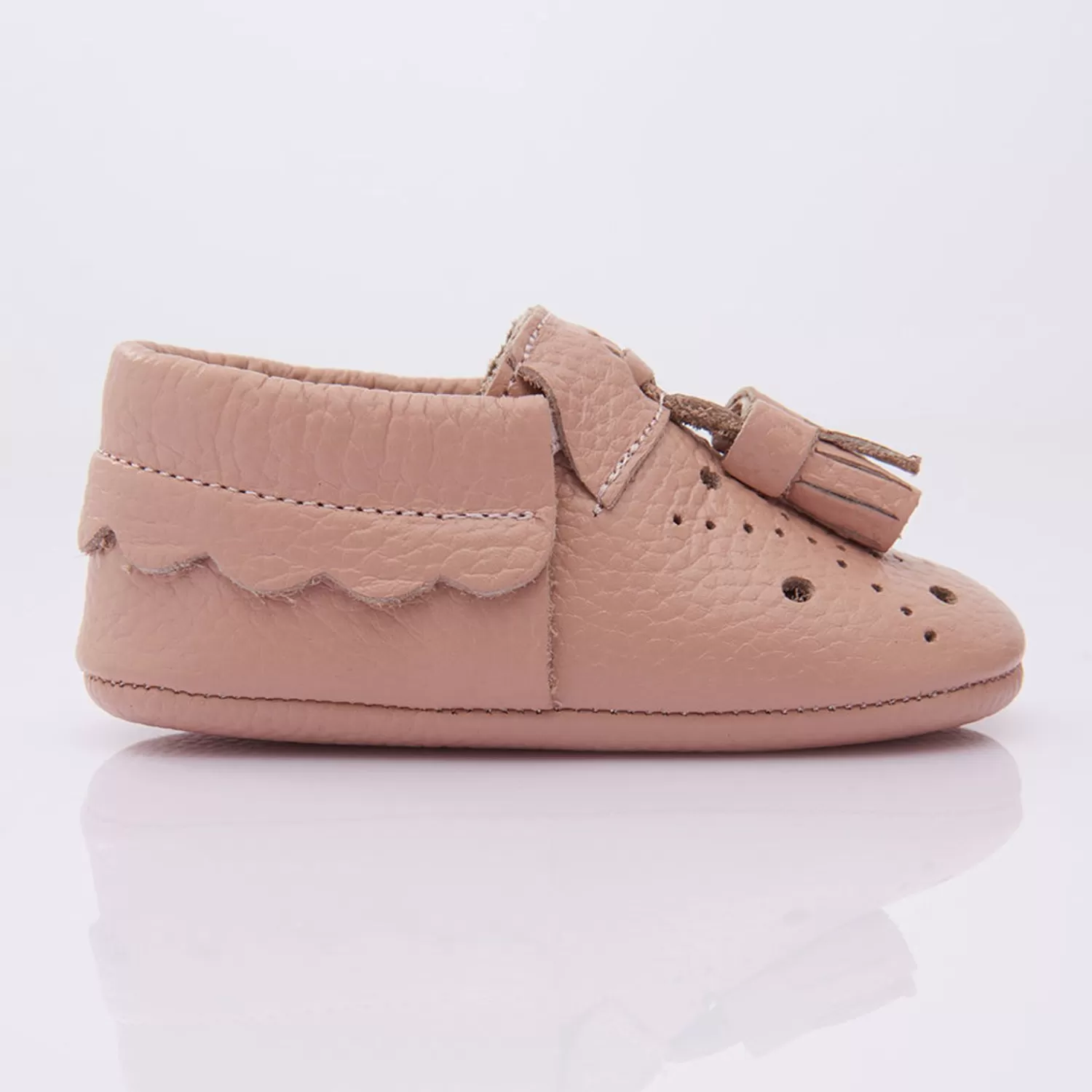 Baby^BANBLU Tassel Booties Pink