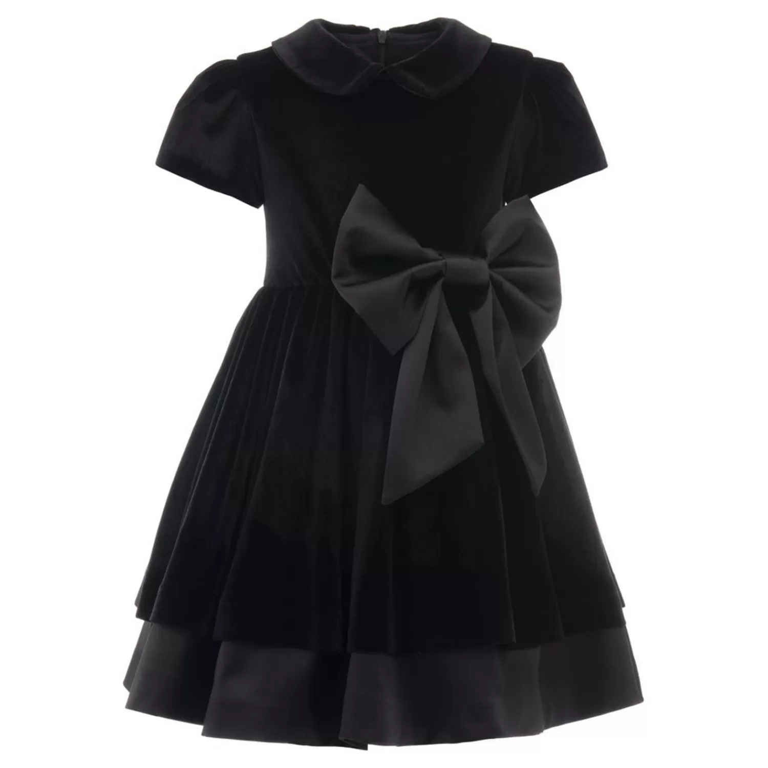 Dresses^Tulleen The Velvet Bow Jersey Dress By Black