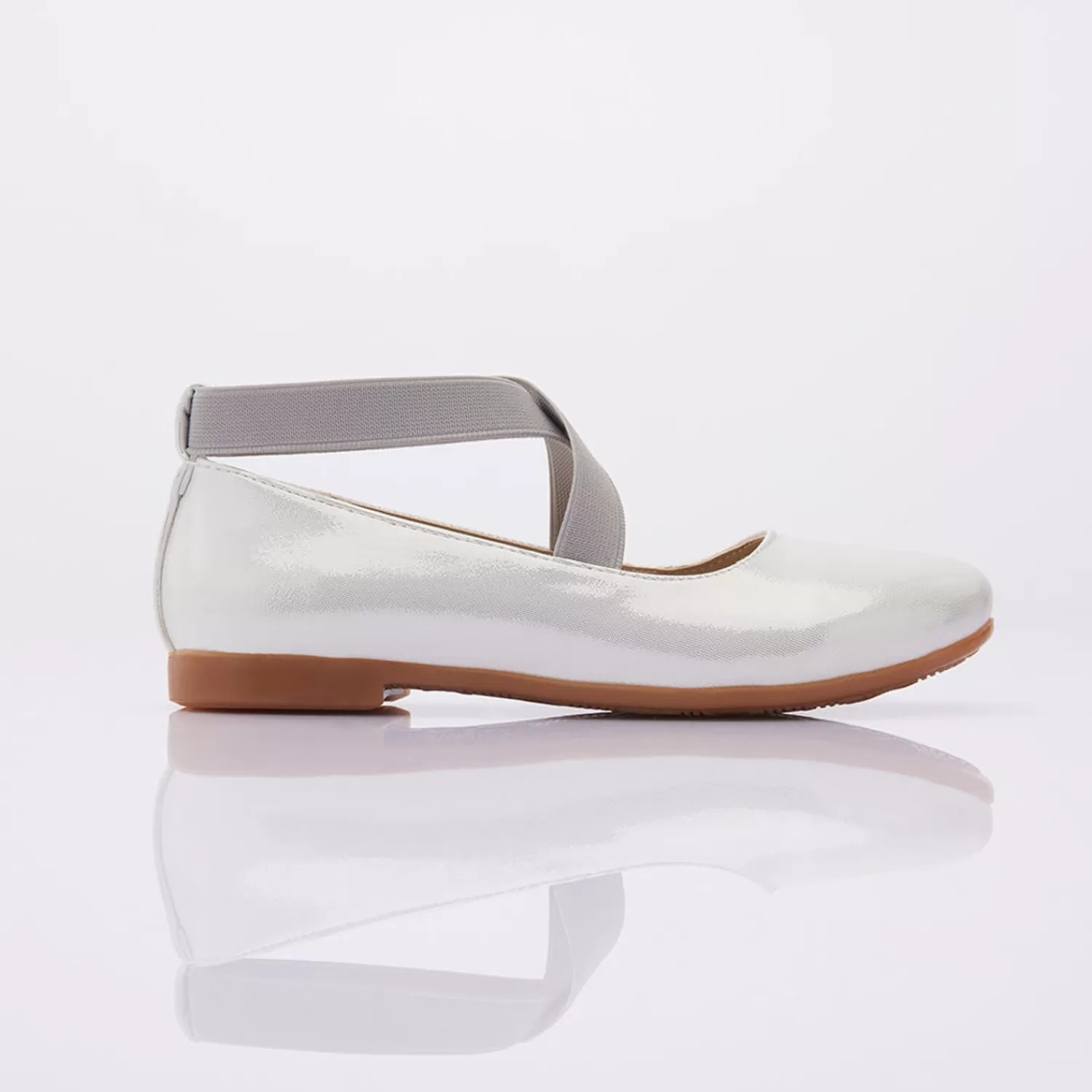 Shoes^Perla Toddler Satin Ballerina Flats White