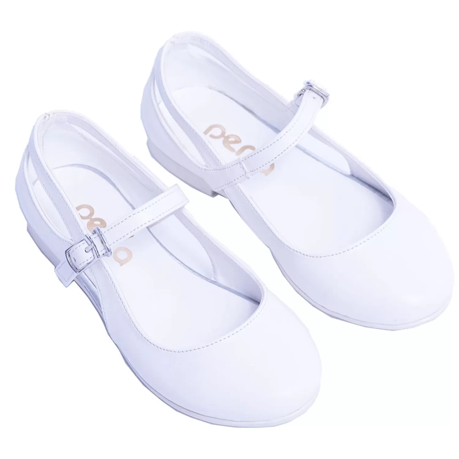 Shoes^Perla Toddler Snow Cut-Out Flats White