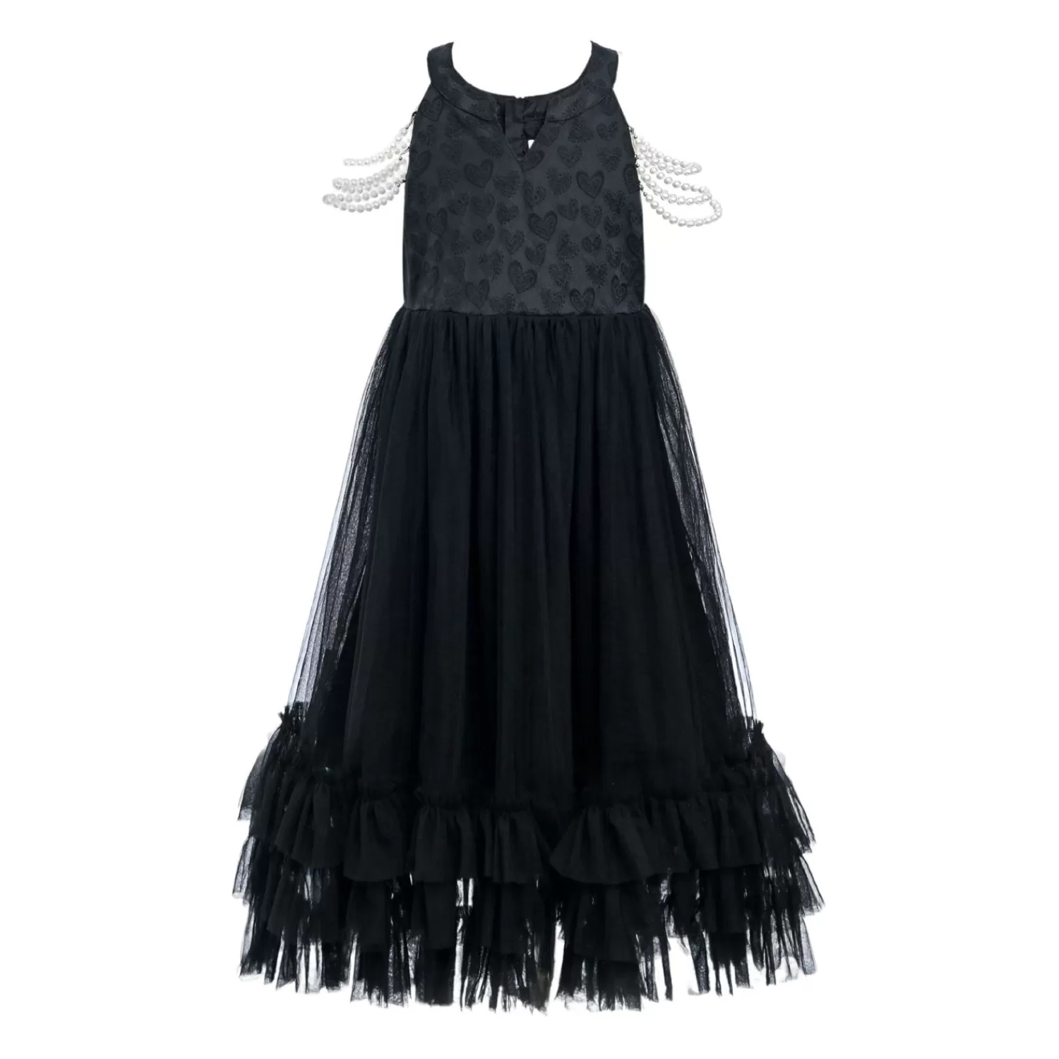 Dresses^Tulleen Tripoli Heart Sleeveless Dress Black