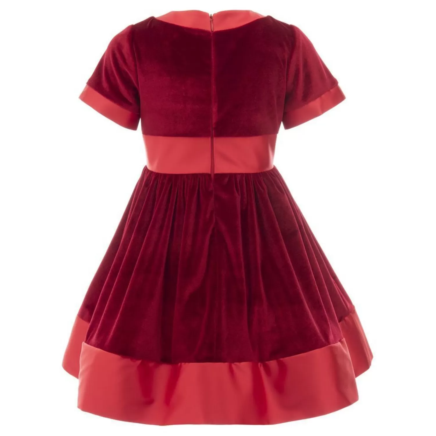 Dresses^Tulleen Velvet Satin Dress Red